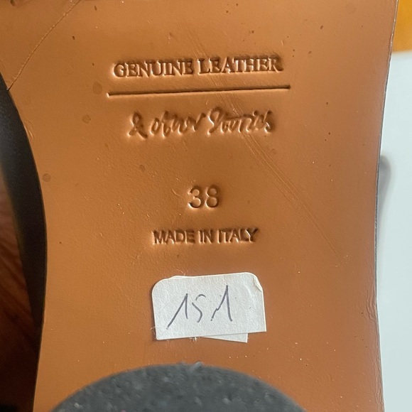 Women’s & Other Stories black leather knee high boots - Picture 3 of 5